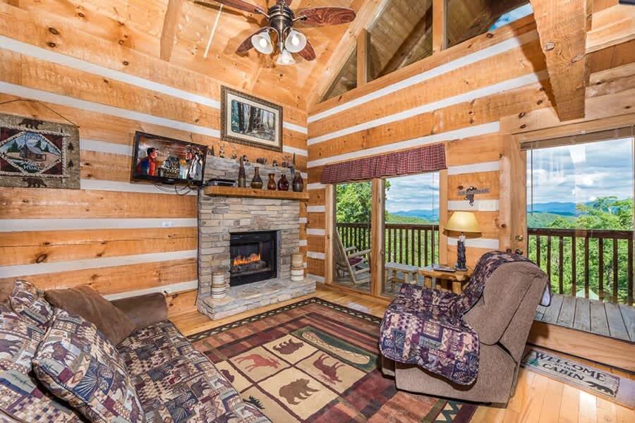 View! Private! Hot Tub,Pool Table,Fireplace,Relax! Sevierville Exterior foto